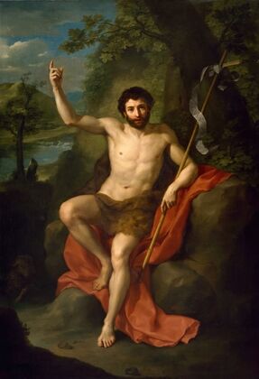 Saint John the Baptist Preaching in the Wilderness (1760s)