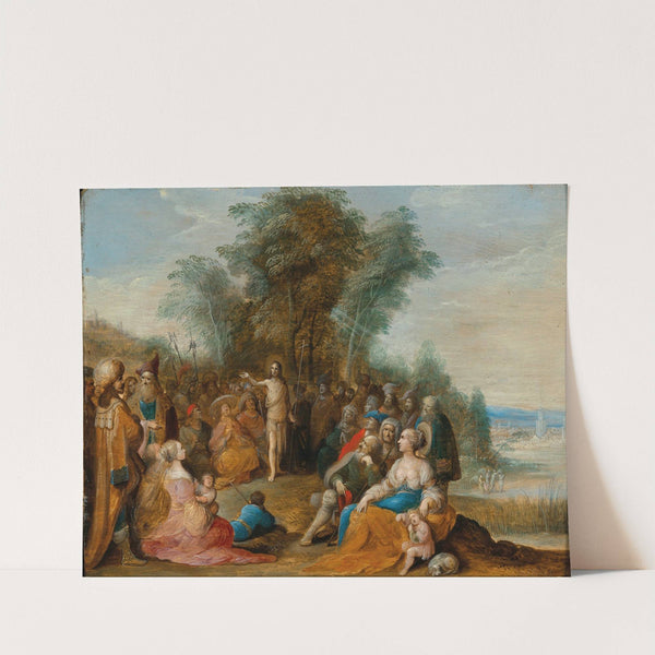 Saint John the Baptist preaching in the wilderness by Frans Francken the Younger