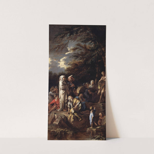 Saint John the Baptist Preaching in the Wilderness by Salvator Rosa