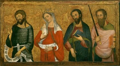 Saint John the Baptist, Saint Mary Magdalene, Saint James the Less and Saint Paul