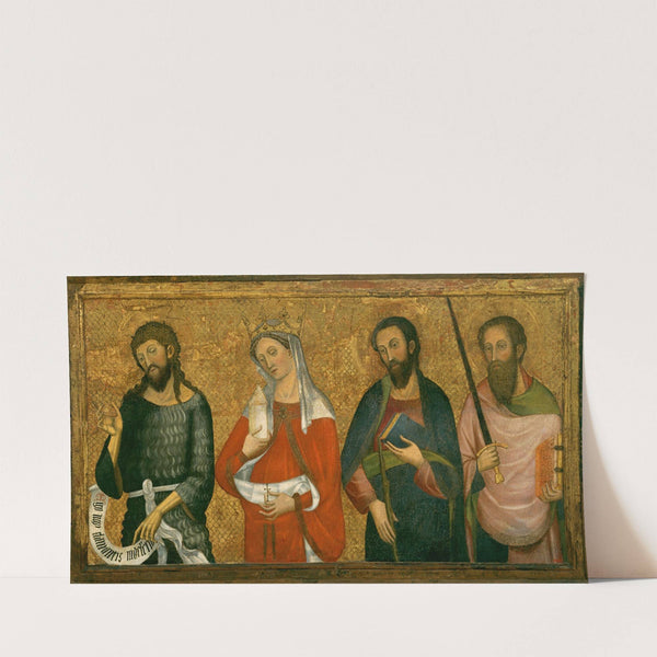 Saint John the Baptist, Saint Mary Magdalene, Saint James the Less and Saint Paul (ca 1385) by Pere Serra
