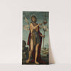 Saint John The Baptist, Standing In A Landscape by Bernardo Zenale