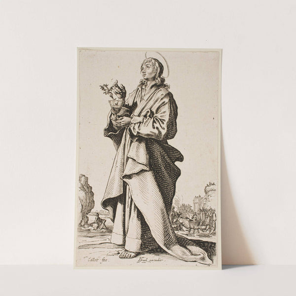 Saint John the Evangelist (1631) by Jacques Callot