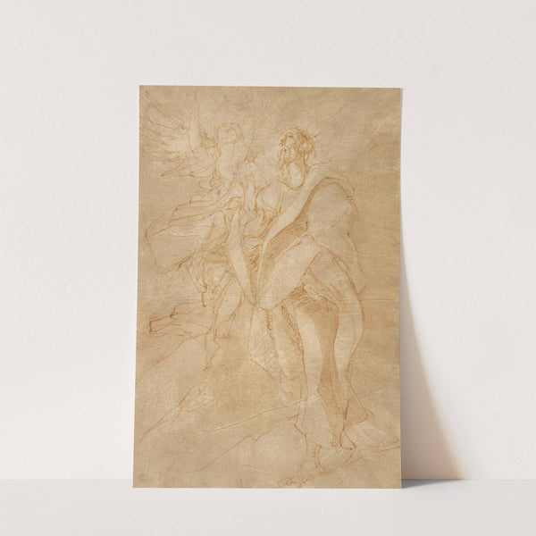 Saint John the Evangelist and an Angel (1600) by El Greco (Domenikos Theotokopoulos)