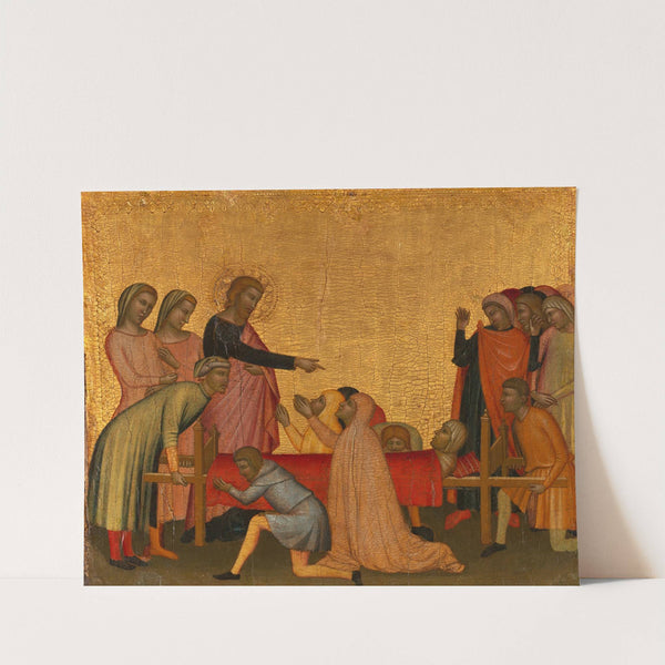 Saint John the Evangelist Raises Satheus to Life by Francescuccio Ghissi