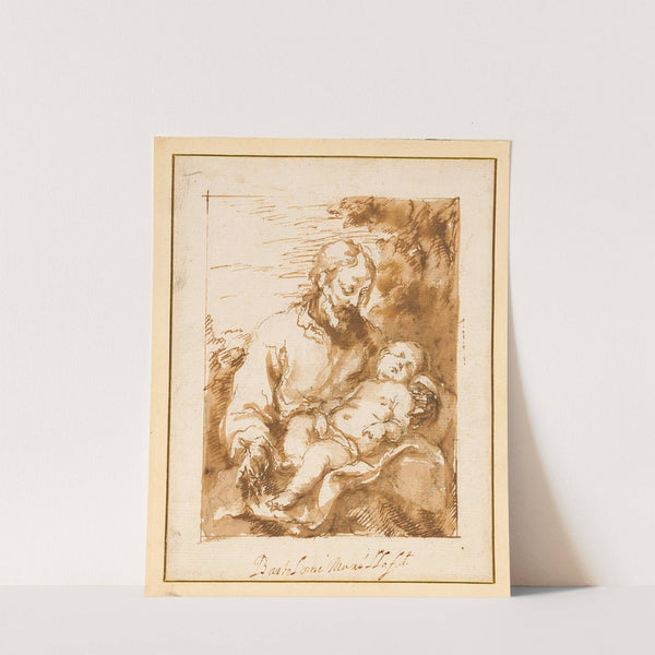 Saint Joseph and the Sleeping Christ Child (1670-75) by Bartolomé Estebán Murillo