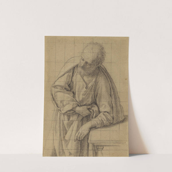 Saint Joseph Leaning on a Table by Giovanni Battista Salvi da Sassoferrato