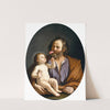 Saint Joseph with the Christ Child by Guercino