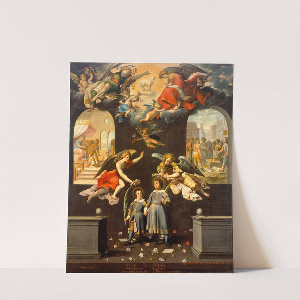 Saint Justus And Saint Pastor by José Juárez