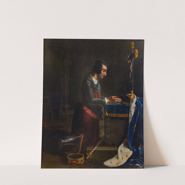 Saint Louis en prière by Fortuné Dufau