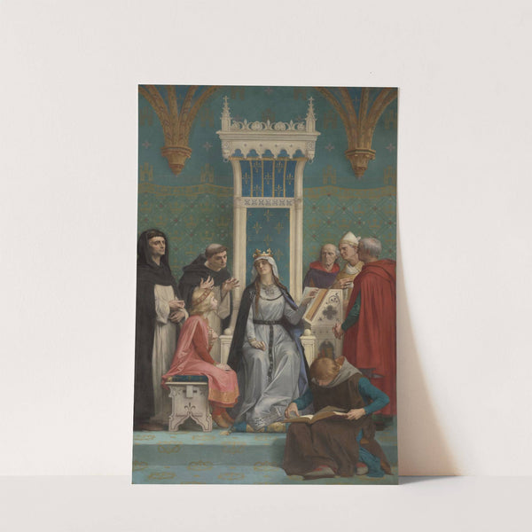 Saint Louis enseigné par sa mère (1874-1877) by Alexandre Cabanel