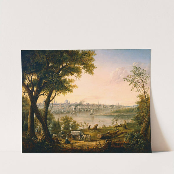 Saint Louis in 1846 by Henry Lewis