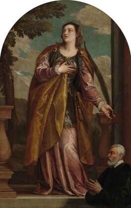 Saint Lucy and a Donor