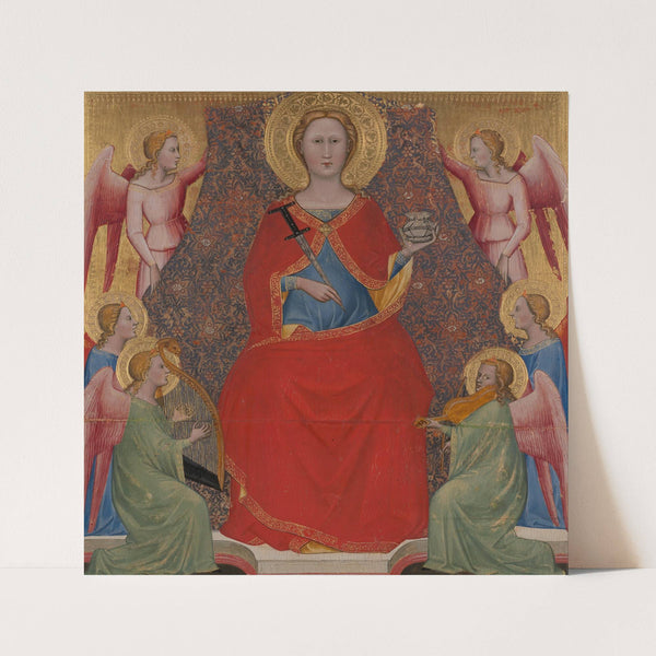 Saint Lucy Enthroned (ca. 1375) by Giovanni di Bartolomeo Cristiani