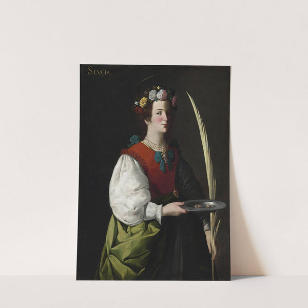 Saint Lucy (c. 1625-1630) by Francisco de Zurbarán