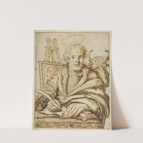 Saint Luke by After Cornelis Visscher