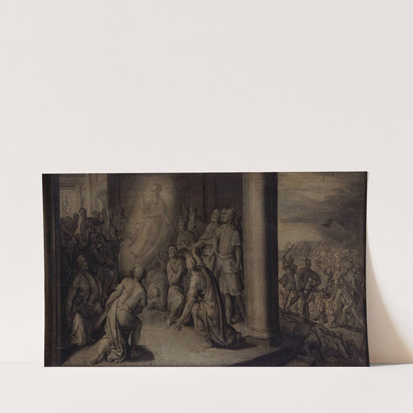 Saint Luke Appearing at the Curch of Our Lady in Tripoli by Maerten De Vos