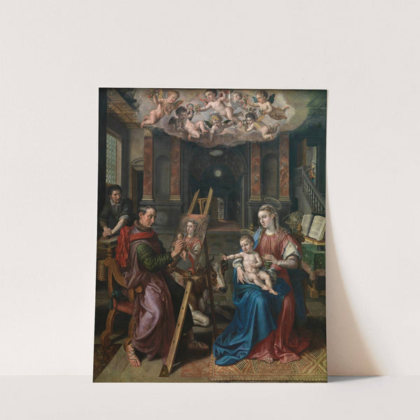 Saint Luke Painting the Virgin by Maerten De Vos