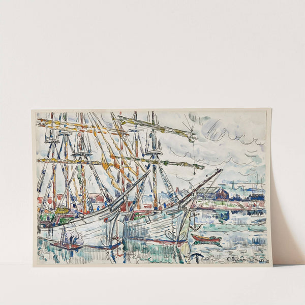 Saint-Malo. les terre-neuviers (1928) by Paul Signac