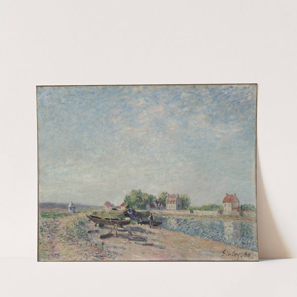 Saint-Mammès, Loing Canal (1885) by Alfred Sisley