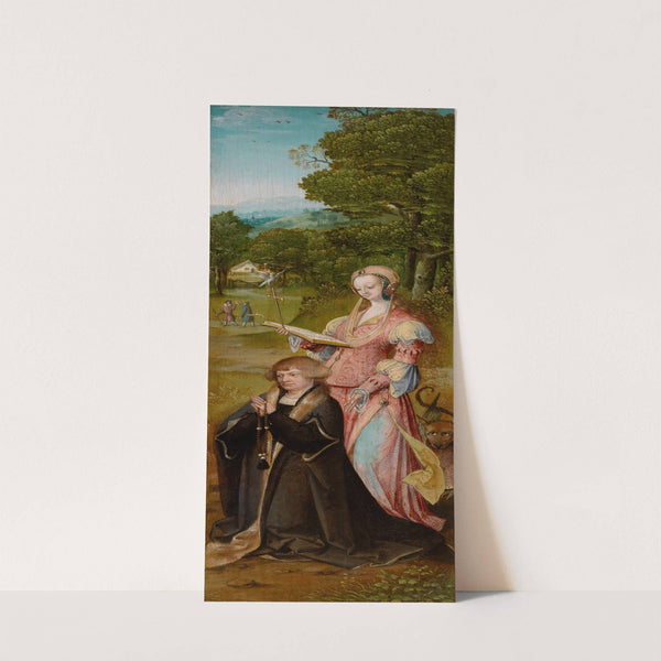 Saint Margaret of Antioch with Donor (1519) by Master of the Antwerp Adoration