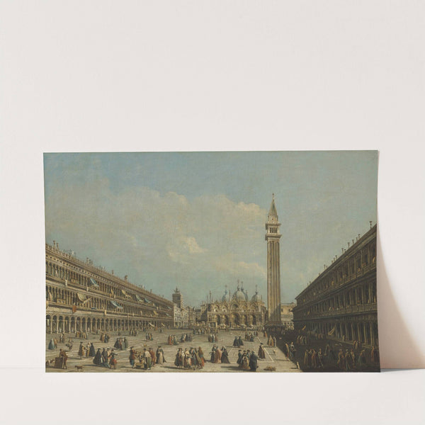 Saint Mark's Square with the Basilica and the Campanile by Francesco Tironi