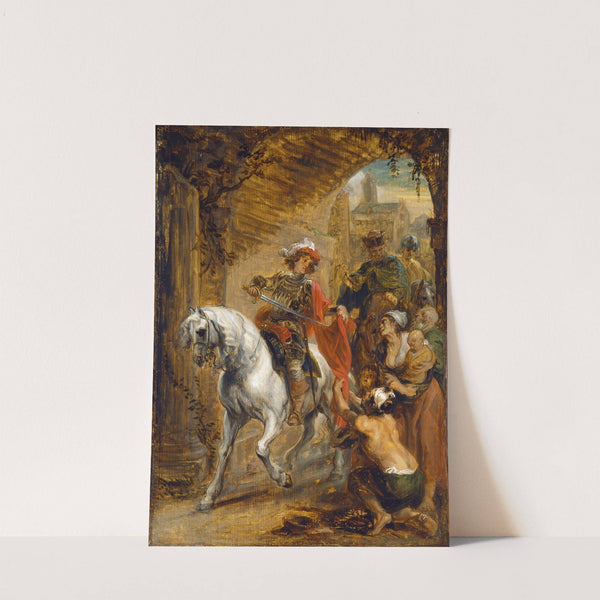 Saint Martin Dividing His Cloak by Jan Boeckhorst