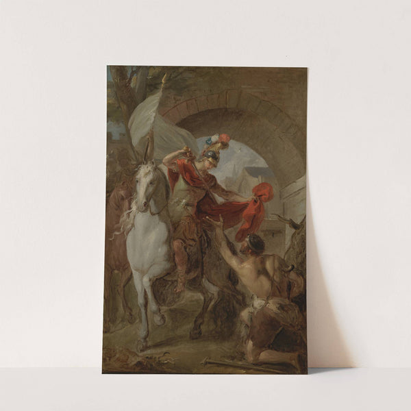 Saint Martin Sharing his Coat with a Beggar (circa 1737) by Louis Galloche