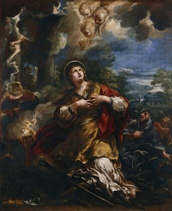 Saint Martina Refuses to Adore the Idols