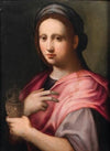 Saint Mary Magdalene holding an ointment vessel