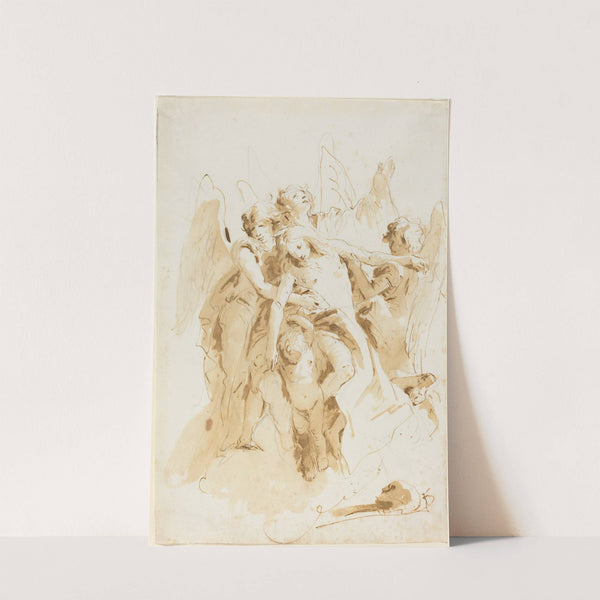 Saint Mary Magdalene Lifted by Angels (c. 1740) by Giovanni Battista Tiepolo
