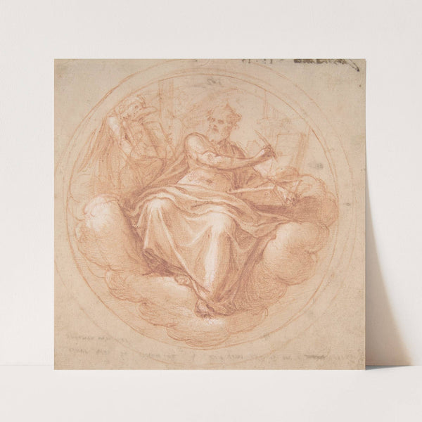 Saint Mathew and the Angel by Cesare Nebbia