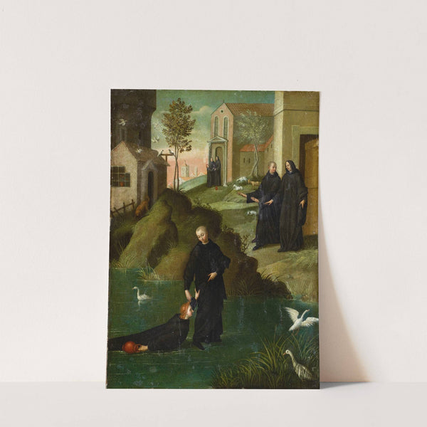 Saint Maur Rescuing Saint Placid from Drowning by Benvenuto Tisi