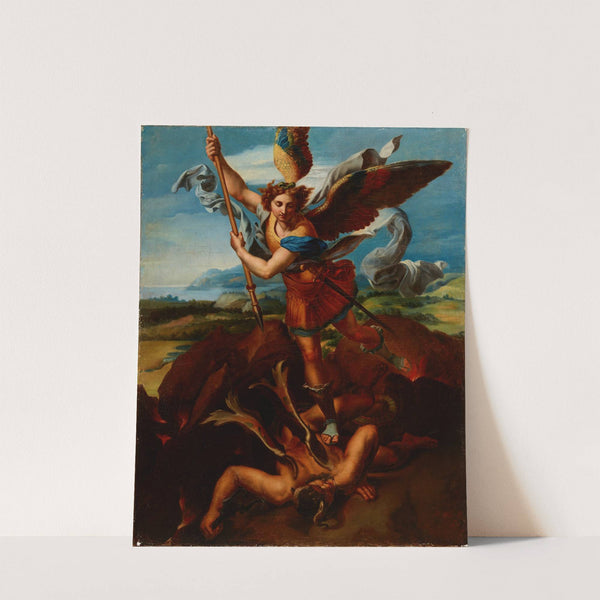Saint Michael the Archangel Vanquishing Satan by Rafał Hadziewicz