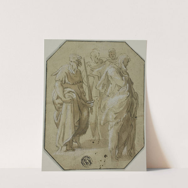 Saint Paul and Three Other Standing Figures by Anton Maria Zanetti the Elder