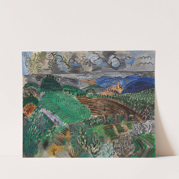 Saint-Paul de Vence (circa 1920) by Raoul Dufy