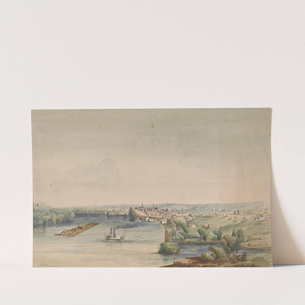 Saint Paul M.T. (Montana Territory) by John Mix Stanley