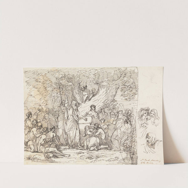 Saint Paul Preaching to the Britons by John Hamilton Mortimer