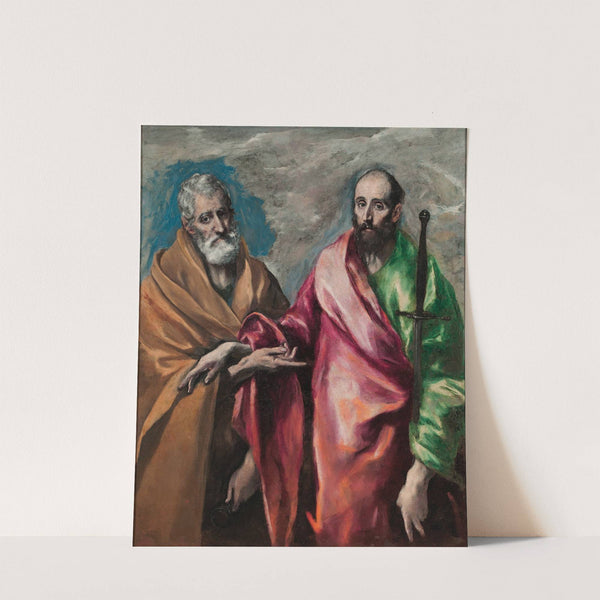 Saint Peter And Saint Paul (from 1590 until 1600) by El Greco (Domenikos Theotokopoulos)