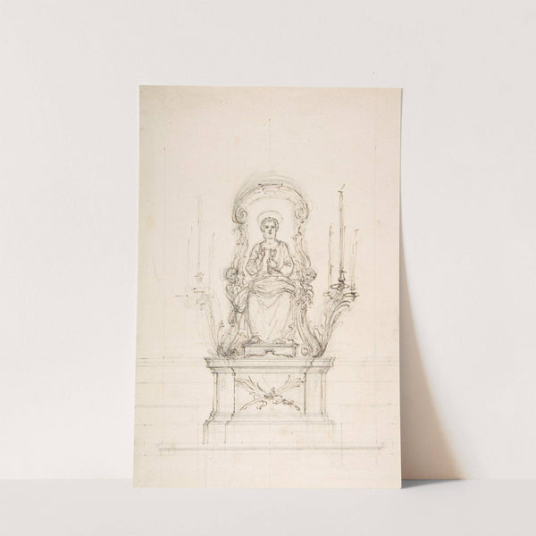 Saint Peter Enthroned by Luigi Vanvitelli