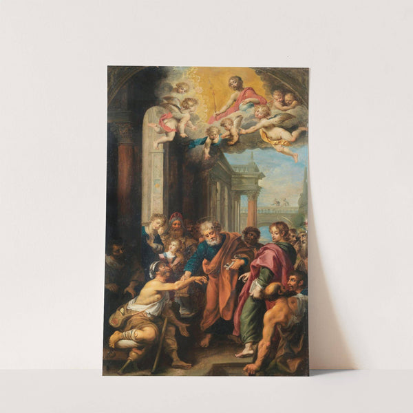 Saint Peter healing a lame man by Hendrik van Balen