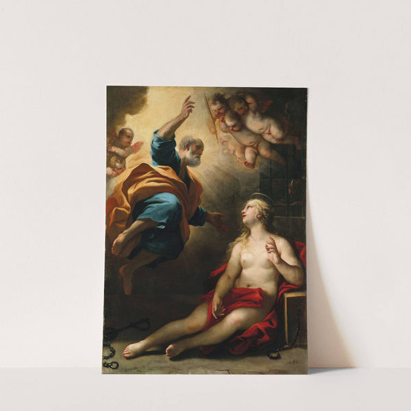 Saint Peter healing Saint Agatha by Luca Giordano