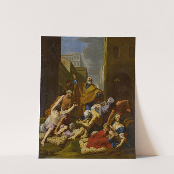 Saint Peter Healing the Sick with his Shadow by Anonymous