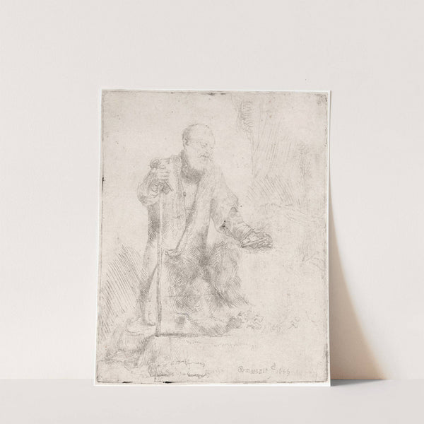 Saint Peter in Penitence by Rembrandt van Rijn