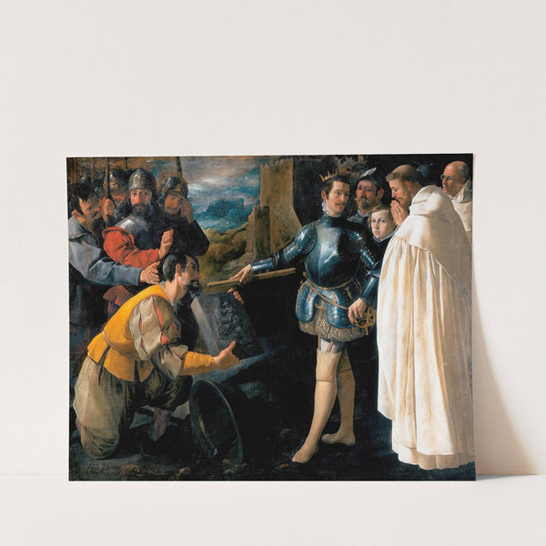 Saint Peter Nolasco Recovering the Image of the Virgin (1630) by Francisco de Zurbarán