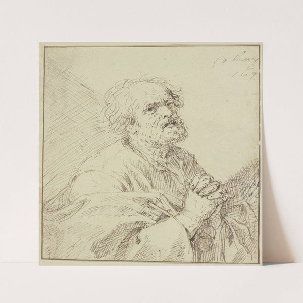 Saint Peter praying (ca. 1670 – 1679) by Matthys van den Bergh