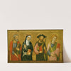 Saint Peter, Saint Claire, Saint James the Great and Saint John the Evangelist (ca 1385) by Pere Serra