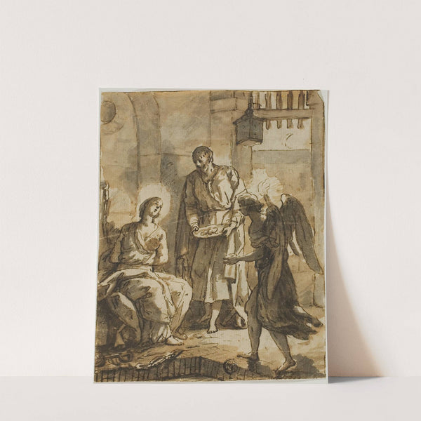 Saint Peter Visiting Saint Agatha in Prison and Healing her Wounds by Anton Raphael Mengs