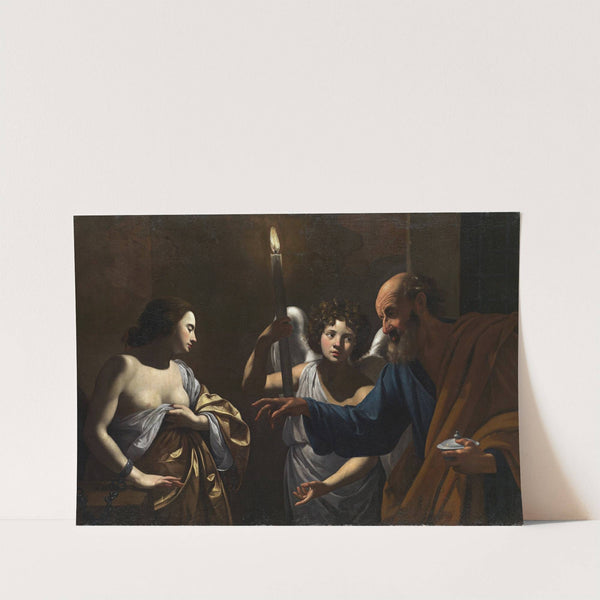 Saint Peter Visiting Saint Agatha In Prison by Simon Vouet