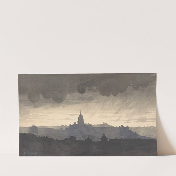 Saint Peter’s Seen From the Pincio, Rome (1856) by Henri-Joseph Harpignies